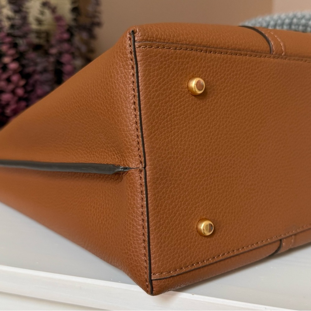 Tory Burch Triple Compartment Perry Tote - Tan Leather - Picture 8 of 15